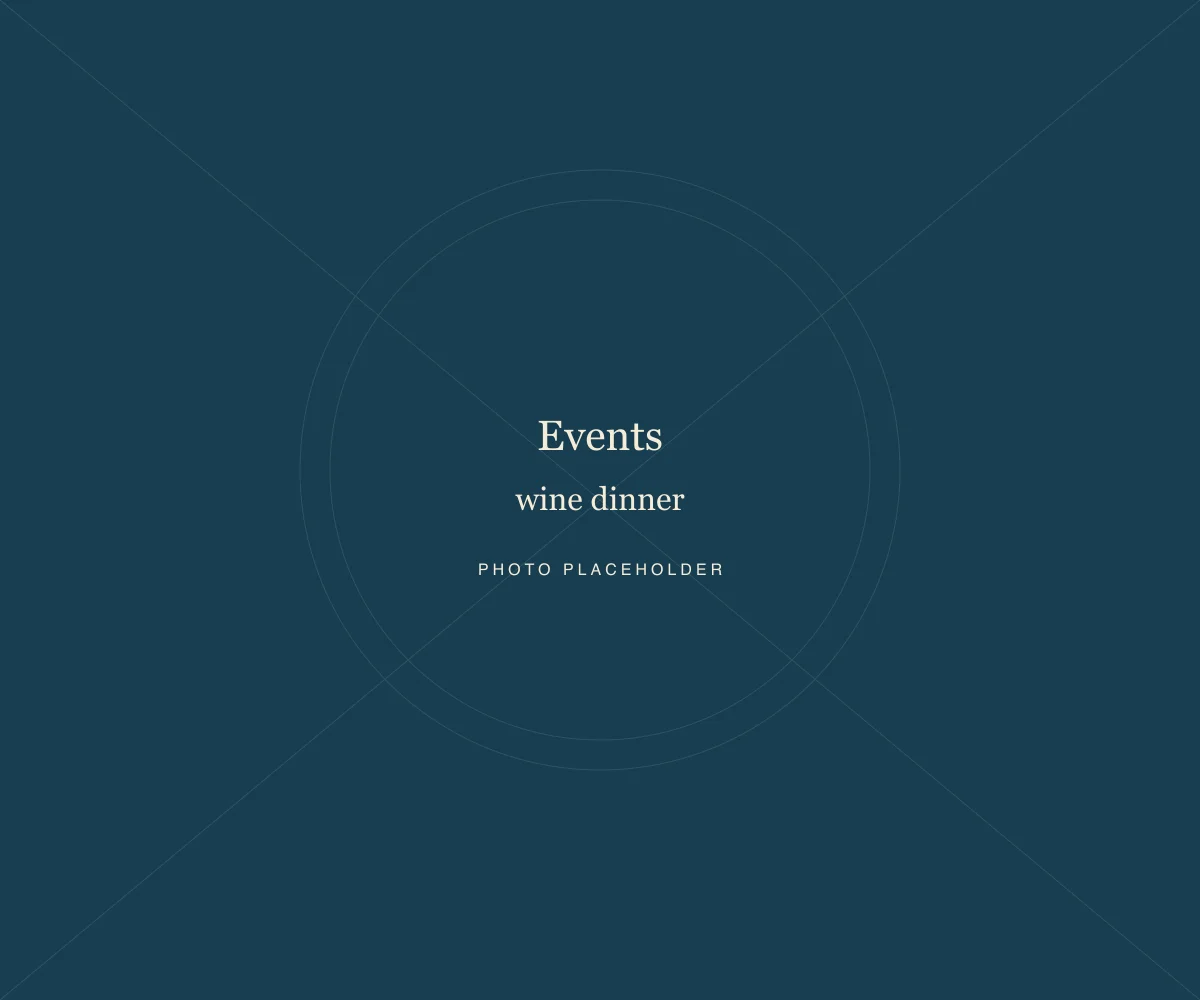 Placeholder: Events · wine dinner